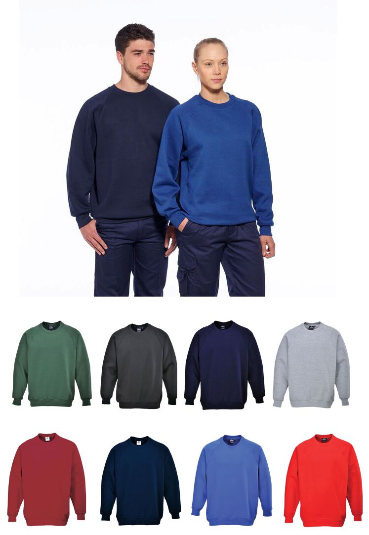 B300 Portwest Roma Sweatshirt  B300 Portwest Roma Sweatshirt